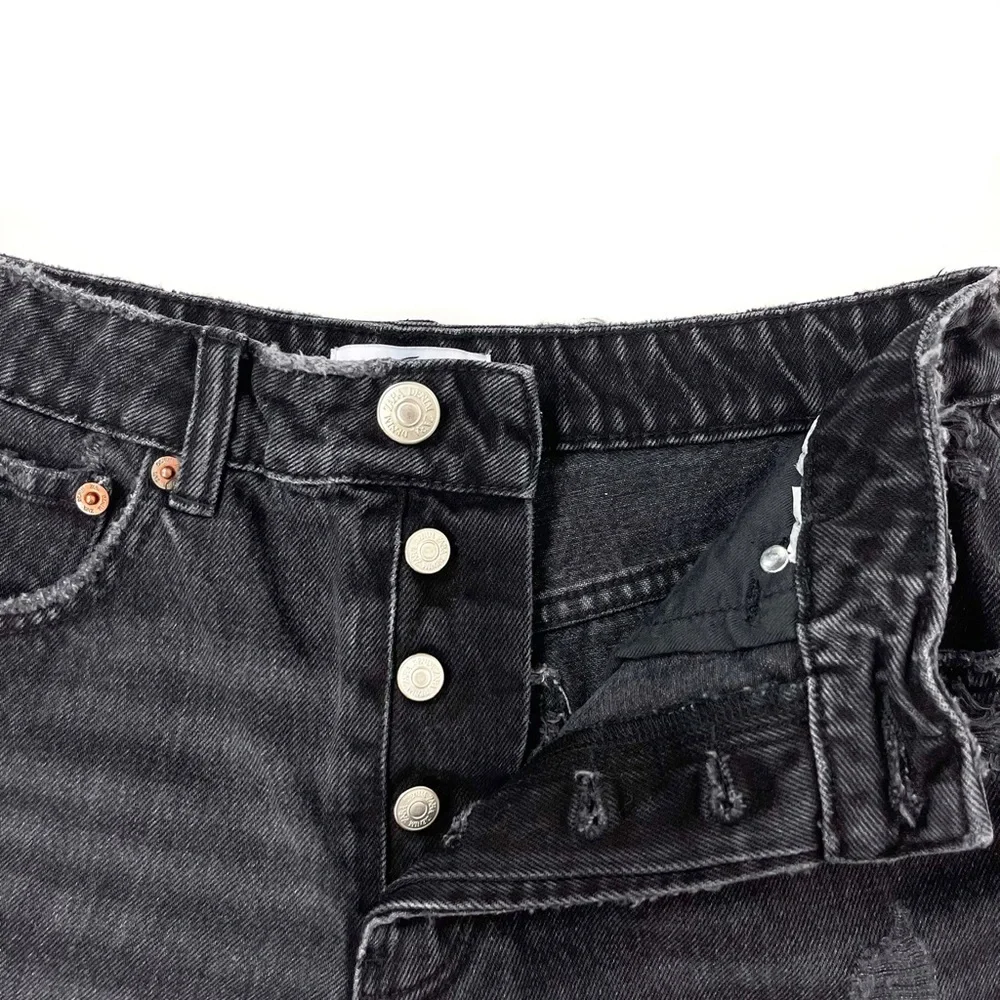 Zara | Mid-Rise Denim Shorts